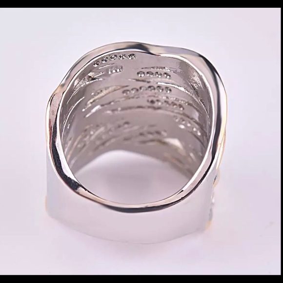 ⭐️⭐️⭐️⭐️1pcs Beautiful keep smiling silver/gold Color ring for a woman - Picture 7 of 7